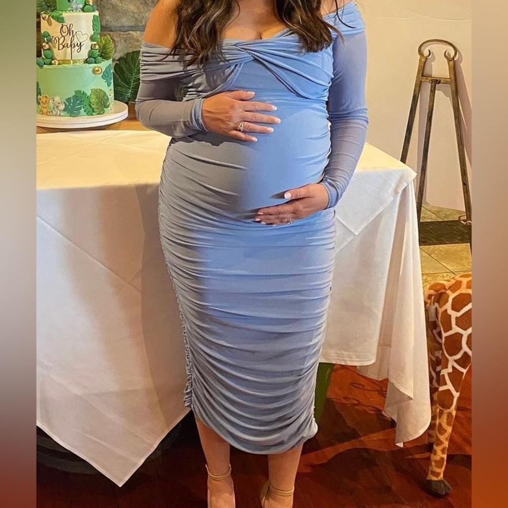 Maternity dress. Wore once for baby shower. Recently dry cleaned